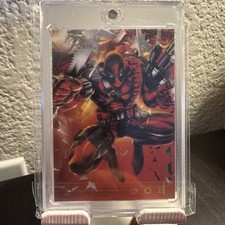1994 Marvel Universe Flair Power Blast Foil Insert #16 Deadpool picture