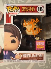Michael McIntyre Signed Limited Edition Funko Pop Autograph Comedy ACOA ITV picture