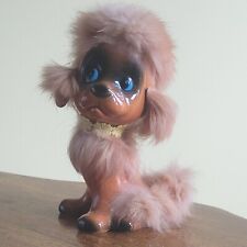 Vintage Anthropomorphic Sad Puppy Dog with Fur Blue Eyes 6