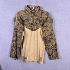 USMC FROG Combat Shirt Mens Small Long Digital Woodland MARPAT Camo FR picture