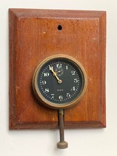 Antique WORKING Elgin Automobile Clock picture