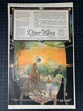 Rare Vintage 1918 Djer-Kiss Cosmetics Print Ad picture