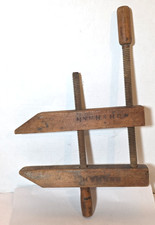 Antique New York New Haven Hartford NY, NH, & H Railroad Wood Parallel Clamp picture