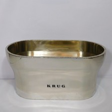 Vtg KRUG Champagne Double Magnum Size Pewter Ice Bucket Cooler Made in France picture