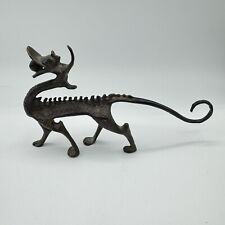 Vintage Brass Chinese Long Dragon Figurine  picture