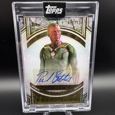 Topps 2025 Marvel The Collector Perfection Auto Vision Paul Bettany /100 picture