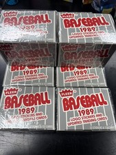 1989 Fleer Baseball Sealed Complete Set - LOT OF 10 picture