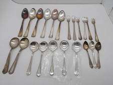 Vintage Hotel Taft New York Silver Plate Lot Oneida Hotel Plate Flatware 22 pcs picture