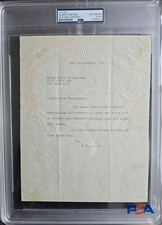 ALBERT EINSTEIN Signed Letter TLS Autograph PSA/DNA Certified Original picture