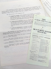 French Embassy Press Bulletin The Community 1959 Fifth Republic Ephemera Rare picture