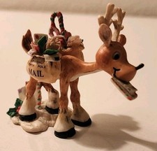 SANDI ZIMNICKI *TWIXIE* REINDEER-THE NORTH POLE-1994 ENESCO VINTAGE-RARE picture