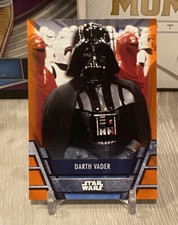 2020 Topps Star Wars Holocron Darth Vader 69/99 Orange Foil SSP RARE #EMP-5 picture