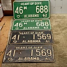 Vintage 1961-1962 Alabama 