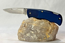 CUTCO 1886 Knife Single Folding Blade Serrated Edge Richard V Smith Engraved USA picture