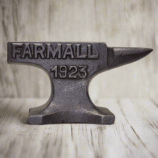Farmall 1923 Cast Iron Anvil Paperweight — 4.5