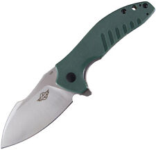 Oknife Zilla Pocket Knife Linerlock Green G10 Folding 154CM Sheepsfoot ZILLAGN picture