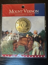 Mount Vernon Commemorative Coin George Washington US President Rare Coin picture
