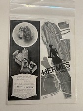 Vintage Hermes Black & White Fashion Period Ad (1929) picture
