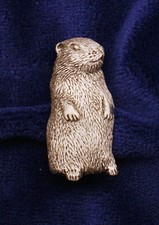 Empire Pewter Woodchuck / Groundhog Pewter Pin picture