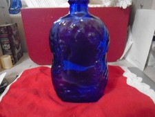 Cobalt blue glass container in time for July 4th, 8.5