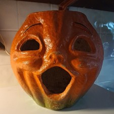 Vtg Halloween Papier Paper Mache 7.5