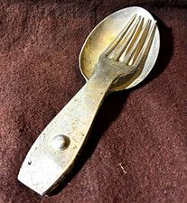WWII German military folding spoon and fork combination aka Göffel Field Issued picture