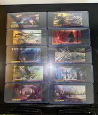*Only Complete Set* 10/10 Topps 2005 Widevision Star Wars Chrome Foil Cards picture