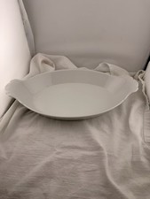 Pillivuyt Culinaire White Porcelain 13.5 Inch Oval Au Gratin Baker Baking Dish picture