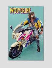 80s Wolverine Variant Cover Premium Giclee Print Poster 11x17 Marvel Wall Art picture