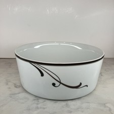 Mikasa Cocoa Blossom Round Vegetable Bowl Made In Portugal picture