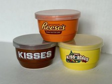 Hershey's Candy-Themed Ceramic Bowls Set (Reese's, Kisses, Kissables) - 3 Piece picture
