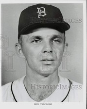 1968 Press Photo Detroit Tigers Baseball Player Dick Tracewski - kfx07152 picture