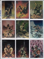 All Five Conan Card sets - Conan 1, 2, 3, Marvel Years Chromium & Hyborian Age picture