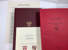 Harvard College Class of 1955 Fiftieth Anniversary Report w/ Addendum & Memorial picture