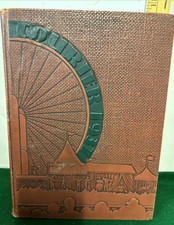 Boise High School Courier Yearbook 1937 Vintage Boise Idaho picture