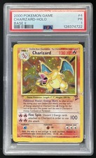 2000 Pokemon Set 2 #4/130 Charizard Holo PSA 1 picture