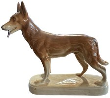 1950s Dog Figurine By Cmielow Chodziez Made In Poland picture