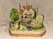 David Winter Cottages Premier #0312/2200 Willow Gardens 1994 LE Signed - No Box picture