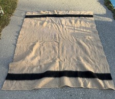 Vintage Early's Witney Point Blanket Grey 4 Point Pure Wool Made in England picture