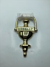 Elegant Brass Door Knocker NO Hardware Engraveable Colonial Style 351495 Taiwan picture