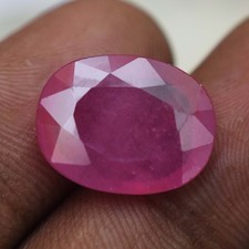 Certified 9.90 Ct Natural Pink Ruby Untreated Oval Cut Burma Gem picture