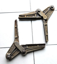 Nice Clean Pair of HARTFORD CLAMP COMPANY Cast Iron CORNER MITER CLAMPS picture