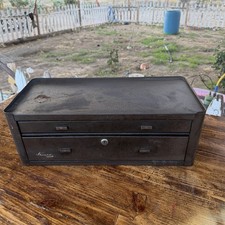Vintage Kennedy Machinist Tool Box & Tool Box Riser 620 Mc22 With Keys picture