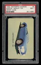 1955 D72 Mother's Cookies Sports Cars Set-Break #  5 Austin-Healey 100 PSA 7 NM picture