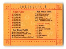 1995 Skybox Disney's Pocahontas Collectible Trading Card #90 Checklist B picture