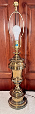VTG Stiffel 32” RARE Tall Trophy Urn Table Lamp Solid Brass 15 lbs 3 Way Ex Cond picture