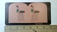 Bobby's Christmas Stereoview Keystone View Co. Children's Story 1930s picture