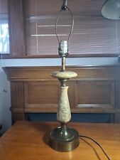 Vintage Marble Table Lamp MCM  picture