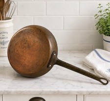 Vintage Centuria Baumlin France Copper Aluminum 9.5” Skillet Fry Pan picture