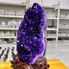 9.25LB  Natural Beautiful Amethyst Quartz Cave Crystal Specimen picture